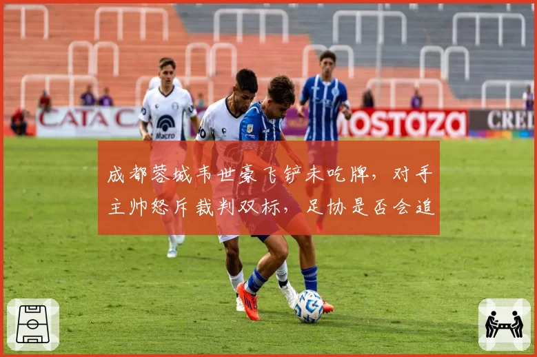 成都蓉城韦世豪飞铲未吃牌，对手主帅怒斥裁判双标，足协是否会追罚？